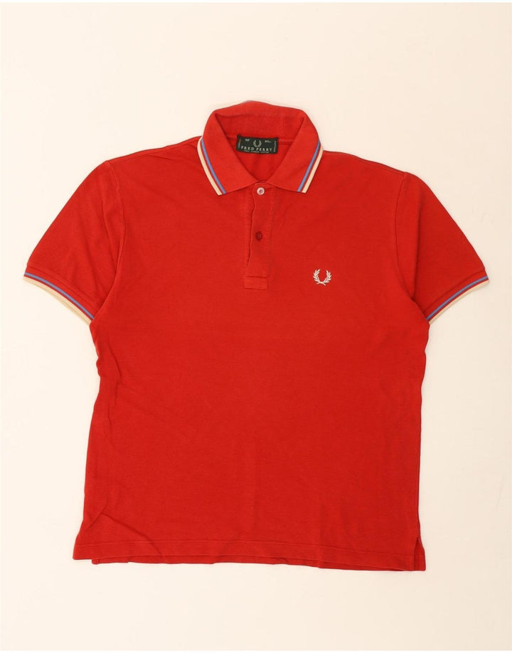 Fred Perry Ανδρικό μπλουζάκι πόλο, μικρό κόκκινο βαμβακερό