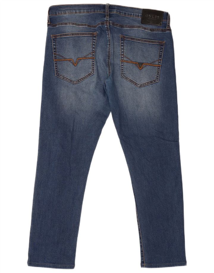 Guess Ανδρικό Slim Jeans W36 L28 Blue Cotton