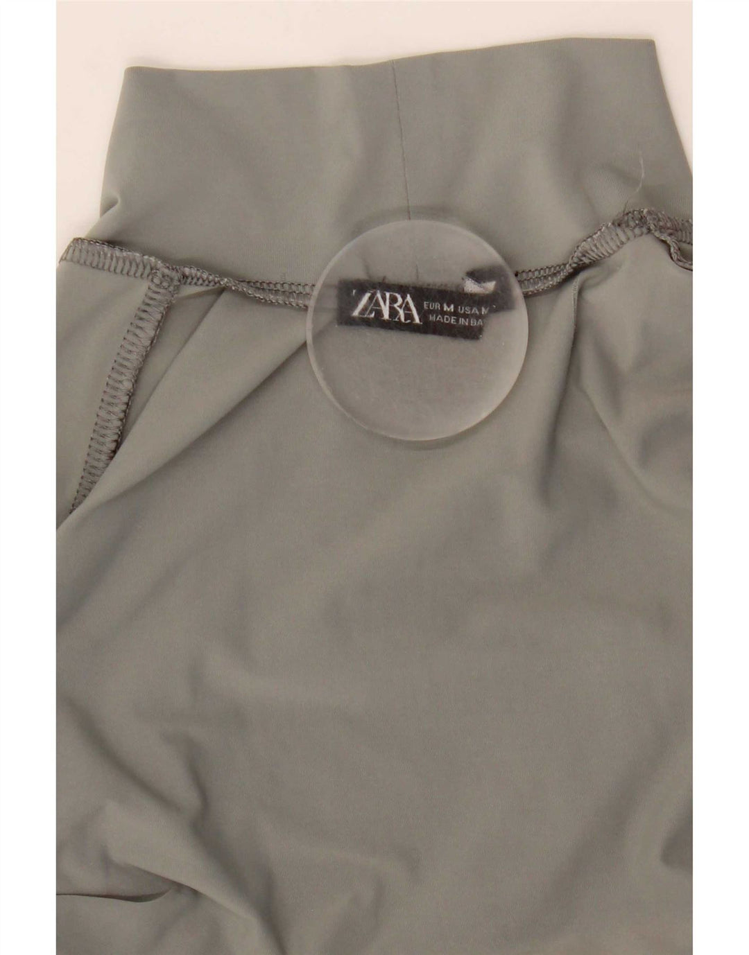 Zara γυναικείο μακρυμάνικο κορμάκι UK 12 Medium Grey Nylon