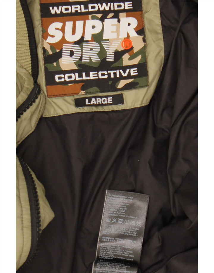 Superdry Ανδρικό μπουφάν UK 40 Large Khaki Nylon