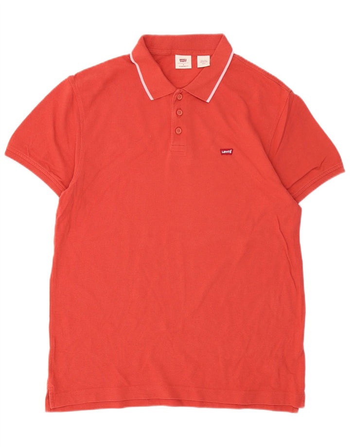 Ανδρικό πουκάμισο πόλο LEVI'S Standard Fit Μεσαίο κόκκινο