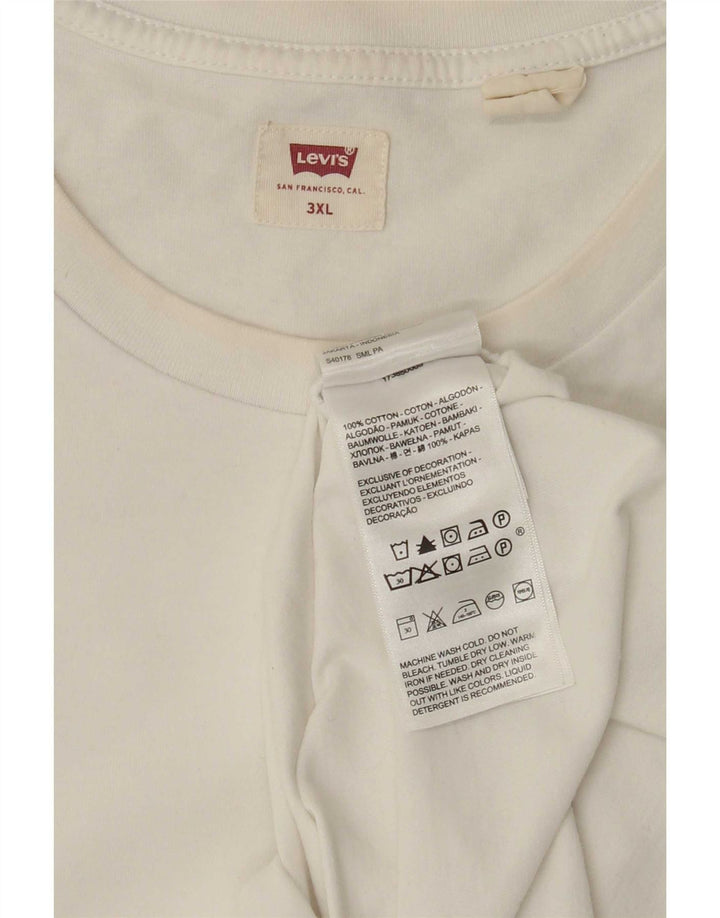 Ανδρικό T-Shirt Levi's Top 3XL Λευκό βαμβακερό