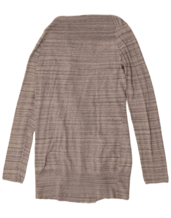 Calvin Klein Jeans Γυναικείο πουλόβερ UK 16 Large Grey Pinstripe