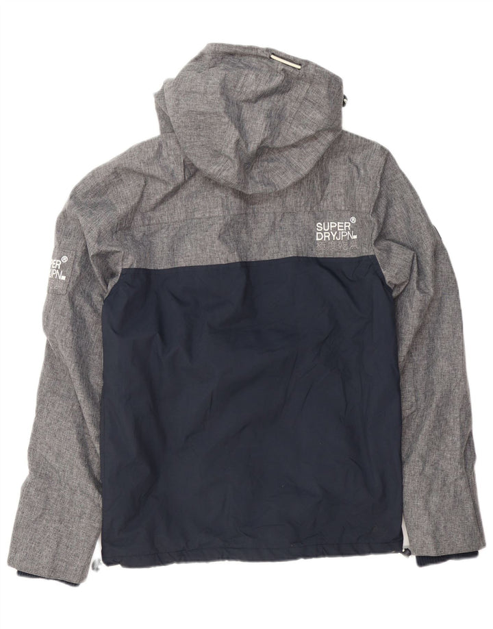 Ανδρικό τζάκετ με κουκούλα Superdry UK 36 Small Grey Colourblock