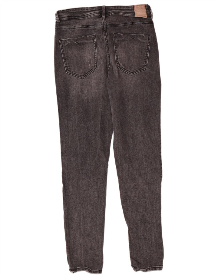 Zara Γυναικεία Skinny Jeans EU 38 Small W28 L27 Gray Cotton Classic