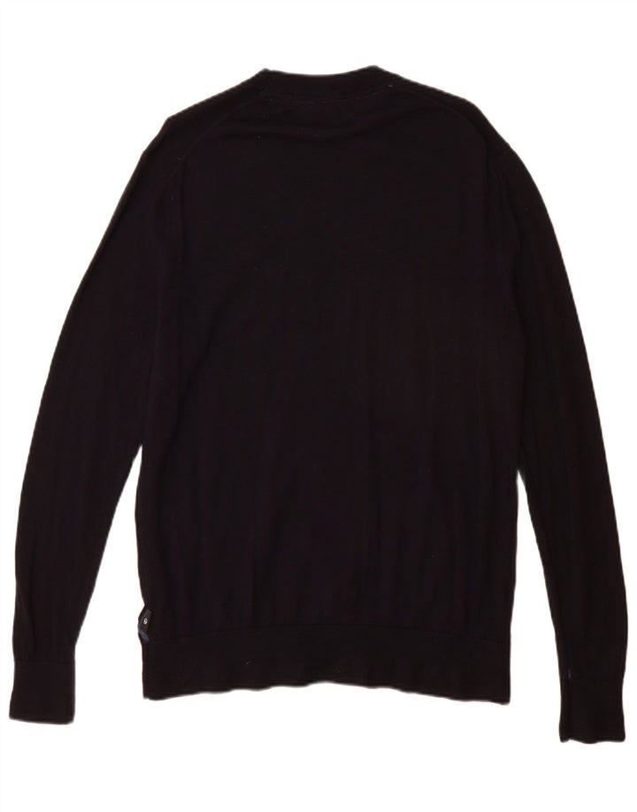 Γυναικείο πουλόβερ με λαιμόκοψη Ted Baker, Μέγεθος 5 XL Navy Blue Wool