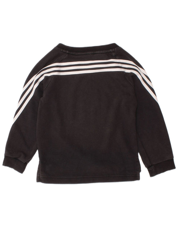 ADIDAS Baby Boys Φούτερ Jumper 18-24 Μηνών Μαύρο Βαμβακερό