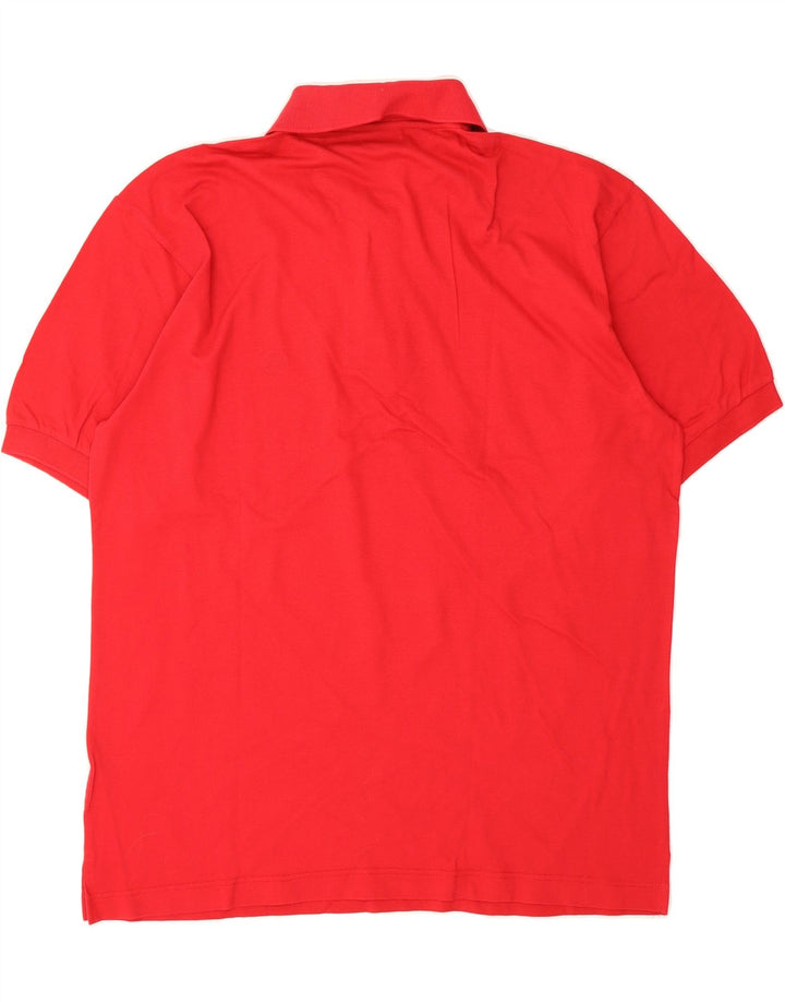 SERGIO TACCHINI Mens Polo Shirt Large Red Vintage Sergio Tacchini and Second-Hand Sergio Tacchini from Messina Hembry 