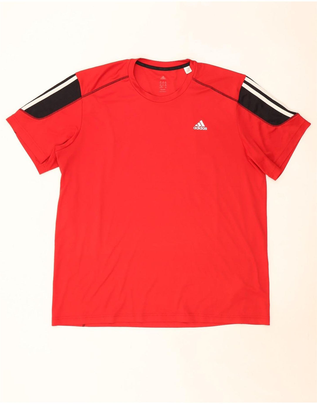 Ανδρικό T-Shirt Climalite ADIDAS Top 2XL Κόκκινο πολυεστέρας