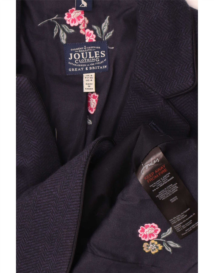 Joules Γυναικείο μπουφάν blazer UK 8 Small Navy Blue Ψαροκόκαλο