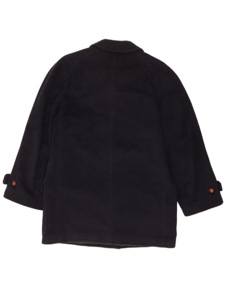 Les Copains Ανδρικό παλτό με διπλό στήθος UK 36 Small Navy Blue Wool
