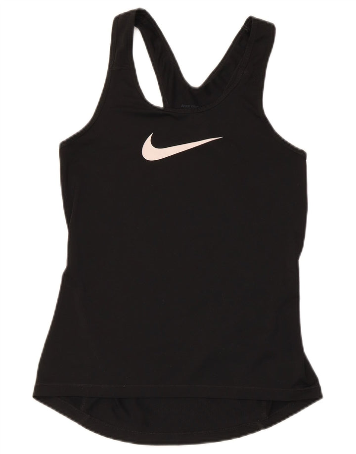Γυναικείο γραφικό γιλέκο Nike Top UK 8 Small Black Polyester