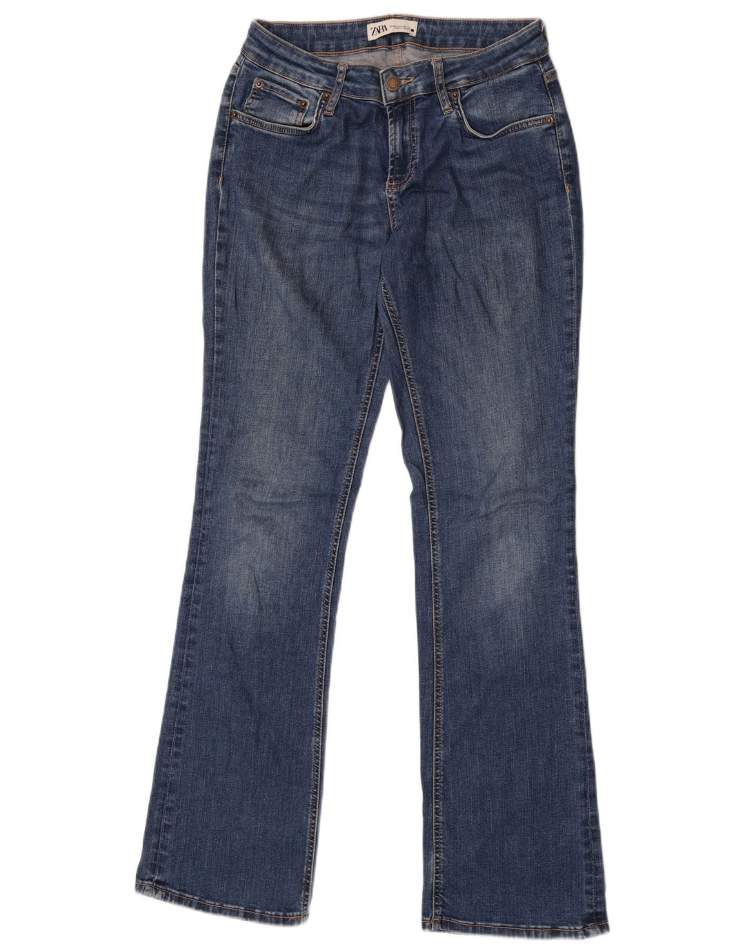 Zara Γυναικείο Τζιν μποτάκι EU 40 Medium W30 L32 Μπλε βαμβακερό