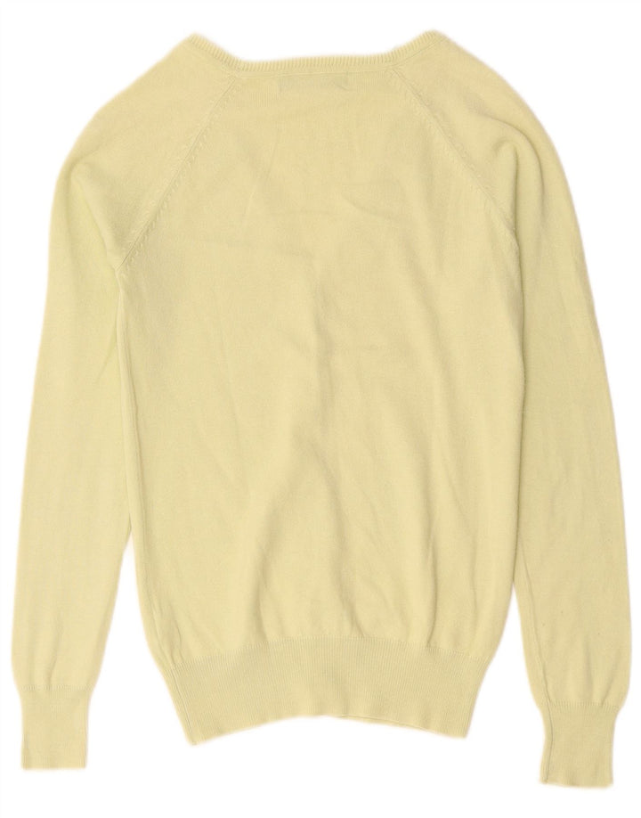 Γυναικείο πουλόβερ ZARA Ζακέτα UK 8 Μικρό πράσινο βαμβακερό