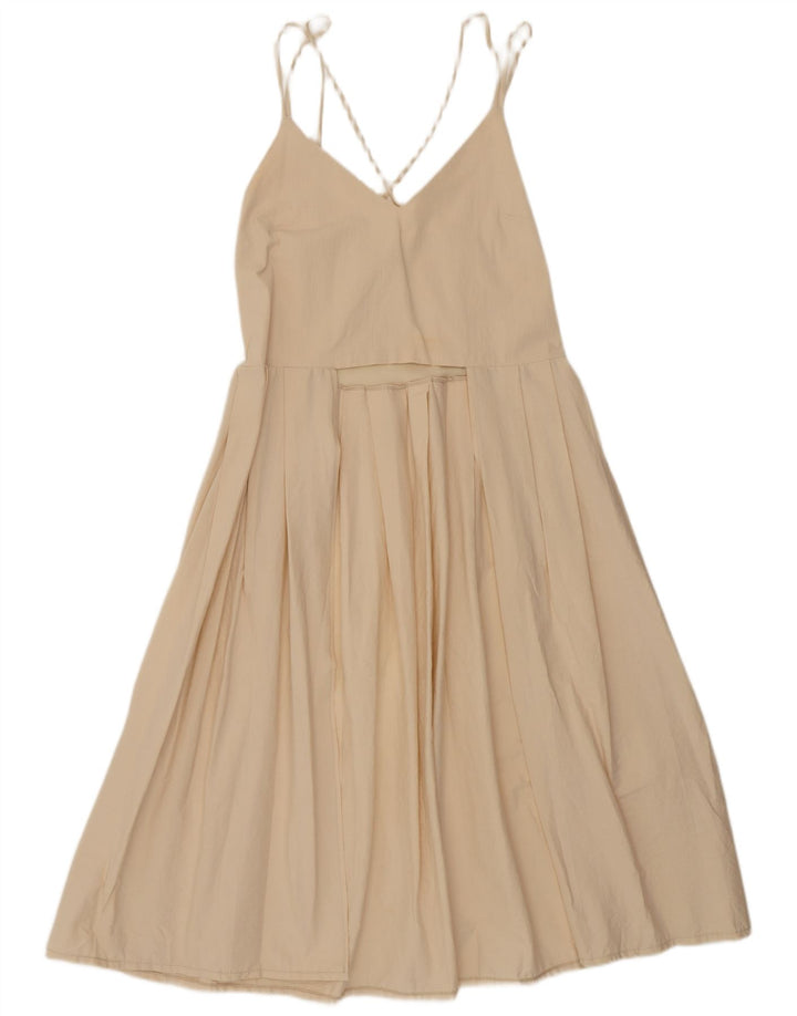Zara Γυναικείο Sundress UK 14 Medium Beige