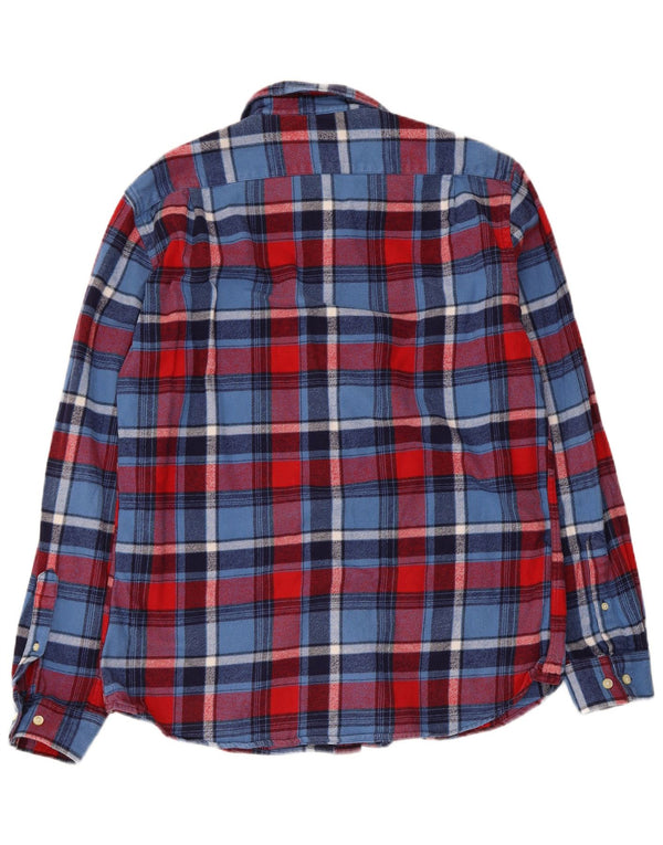 Jack Wills Ανδρικό φανελένιο πουκάμισο Μικρό πολύχρωμο καρό βαμβακερό