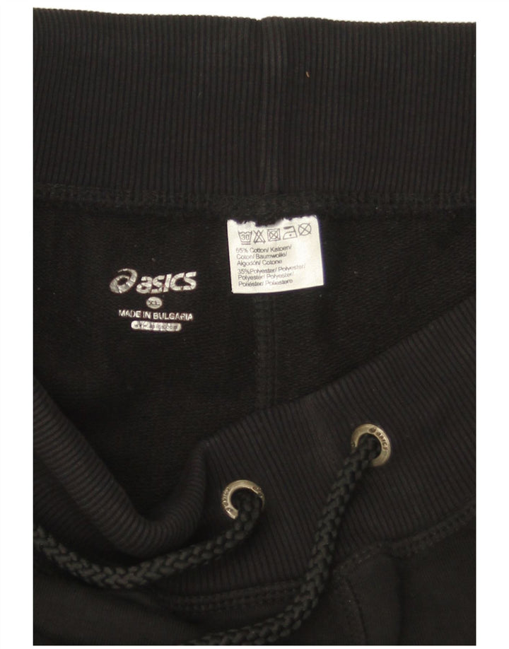 Γυναικεία αθλητική φόρμα ASICS Παντελόνι Joggers UK 18 XL Μαύρο βαμβακερό