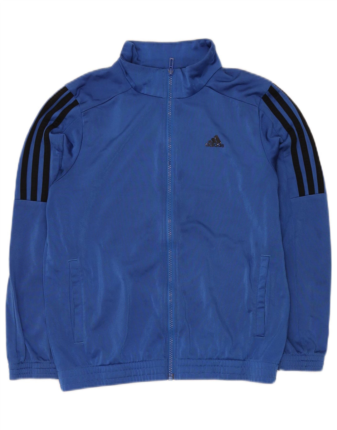 ADIDAS Boys αθλητική φόρμα Top Jacket 11-12 Years Blue Polyester