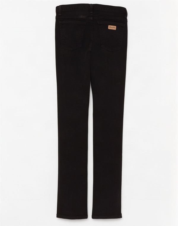 Ανδρικό Slim Straight Jeans Wrangler W32 L32 Μαύρο βαμβακερό