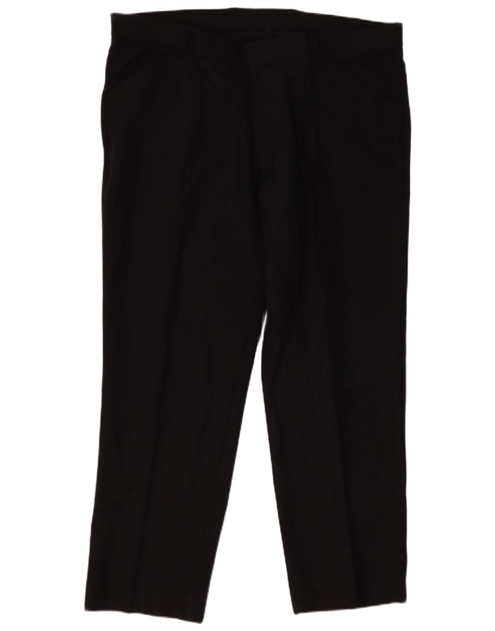 Farah Ανδρικό ίσιο παντελόνι Chino W44 L31 Μαύρο πολυεστέρα