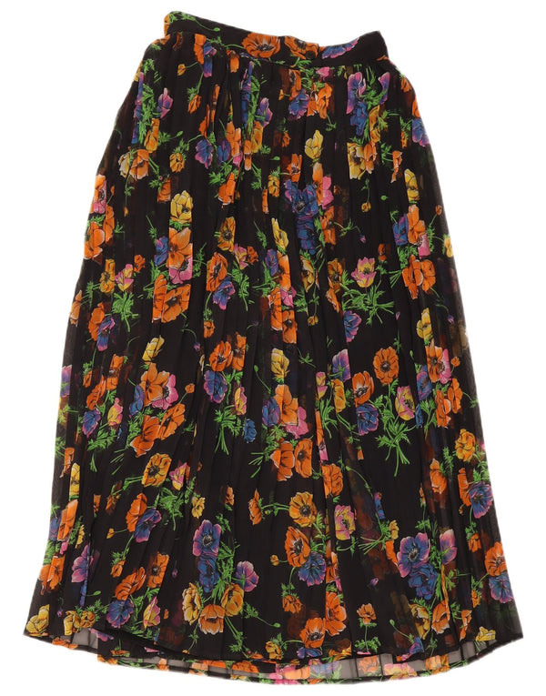 Prisma Γυναικείο παντελόνι Culottes Capri UK 10 Small W26 L20 Navy Blue Floral