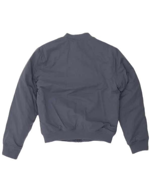 LYLE & SCOTT Boys Bomber Jacket 12-13 Years Blue Polyester