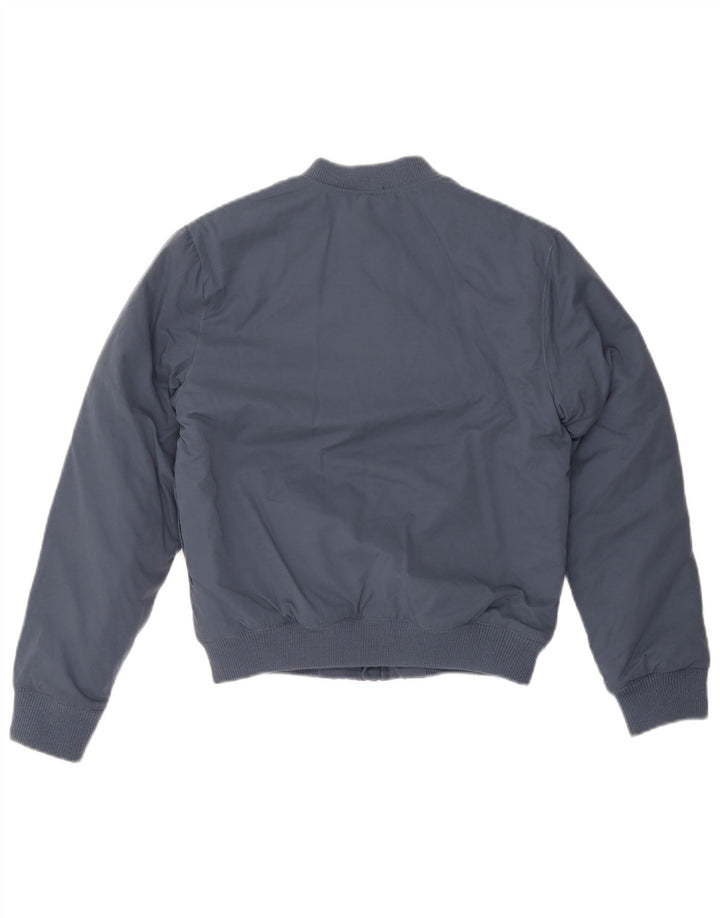 LYLE & SCOTT Boys Bomber Jacket 12-13 Years Blue Polyester