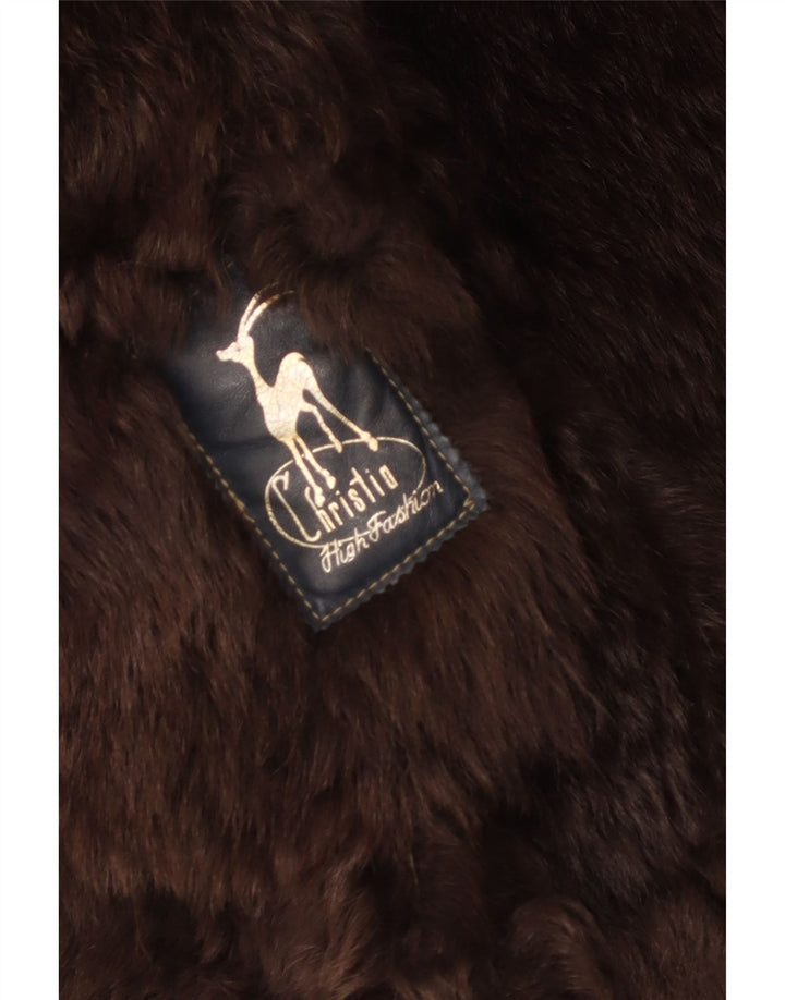 Christia Γυναικείο Ανοιχτό Παλτό Shearling UK 14 Medium Beige