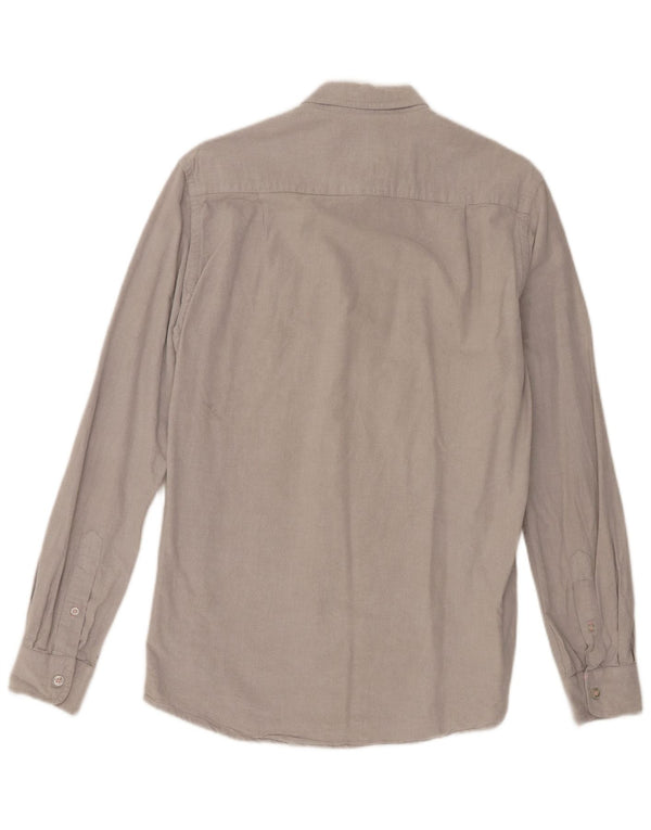 Ανδρικό πουκάμισο Crew Clothing Medium Grey Cotton