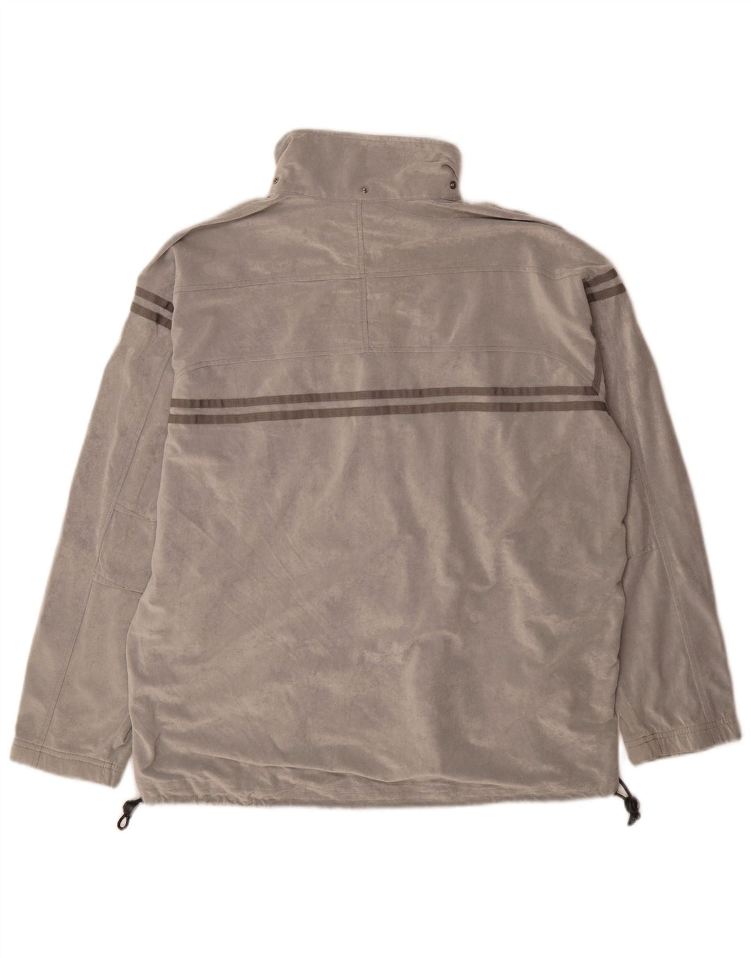 Ανδρική φόρμα βελούδινης φόρμας Asics Top Jacket Μεγάλο γκρι ριγέ πολυεστέρα