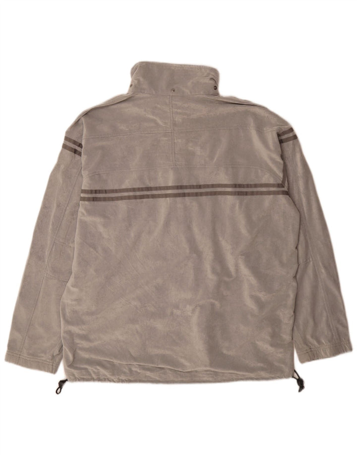 Ανδρική φόρμα βελούδινης φόρμας Asics Top Jacket Μεγάλο γκρι ριγέ πολυεστέρα