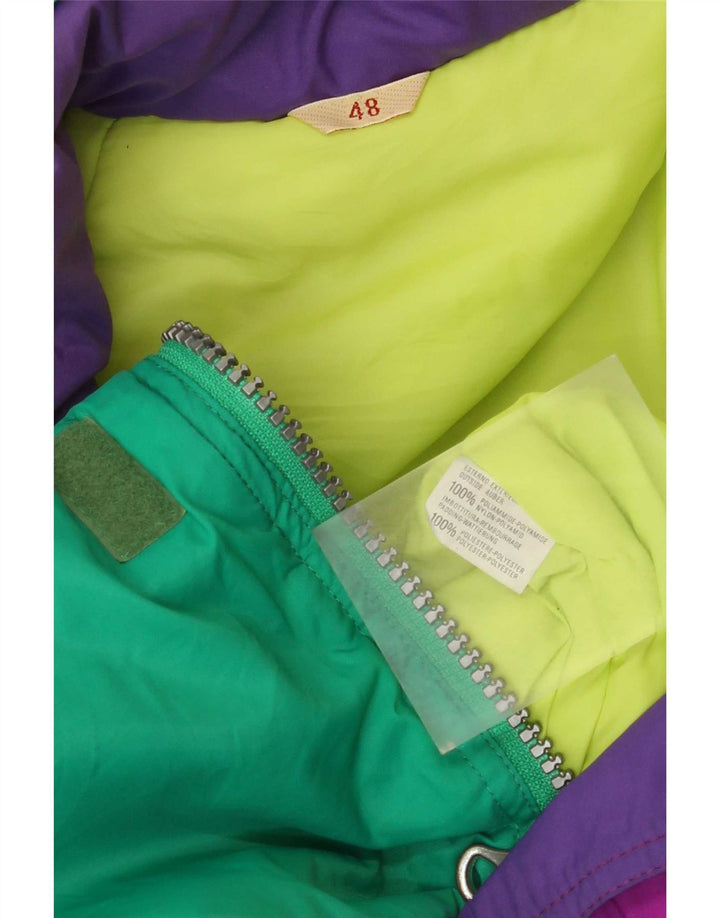 Vintage γυναικεία ολόσωμη φόρμα σκι IT 48 XL Πολύχρωμο Πολύχρωμο Πολυαμίδιο