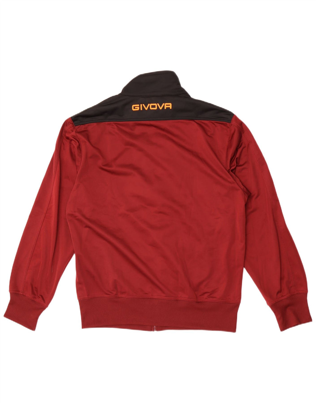 Ανδρική φόρμα φόρμας Givova Top Jacket XL Burgundy Colorblock Polyester