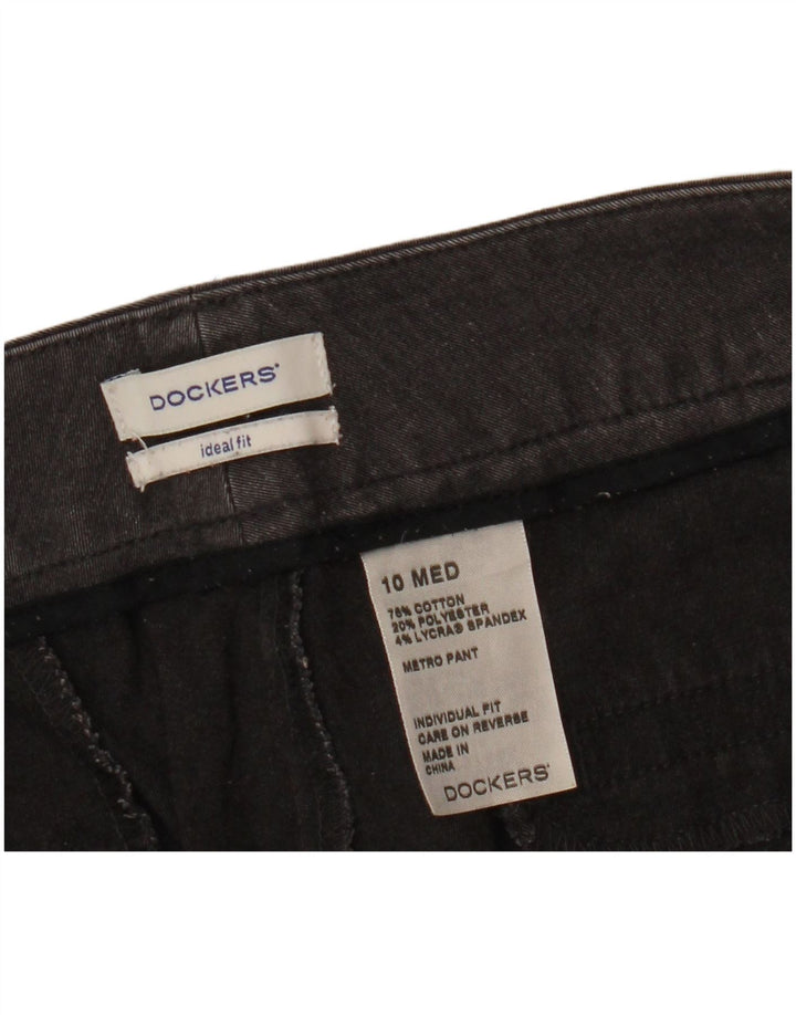 Dockers Γυναικείο Casual Παντελόνι US 10 Large W32 L31 Γκρι βαμβακερό
