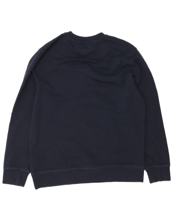 Tommy Hilfiger Ανδρικό φούτερ Casual Fit Jumper Large Navy Blue από βαμβάκι