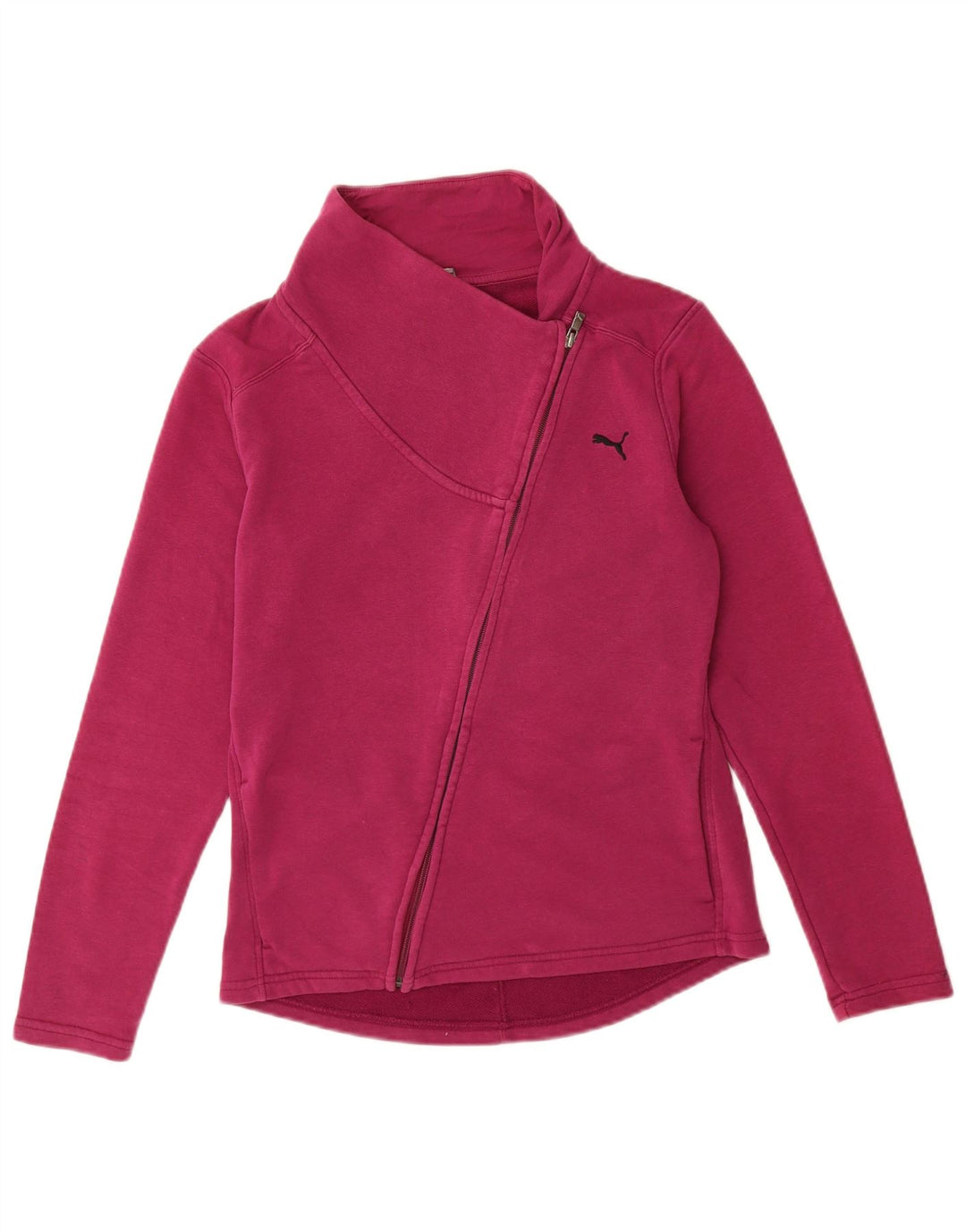 Puma Γυναικεία αθλητική φόρμα Top Jacket UK 12 Medium Pink Cotton