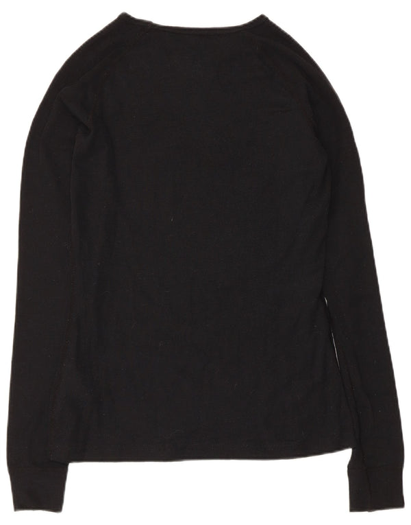Mountain Warehouse Γυναικείο Μακρυμάνικο UK 8 Small Black Wool