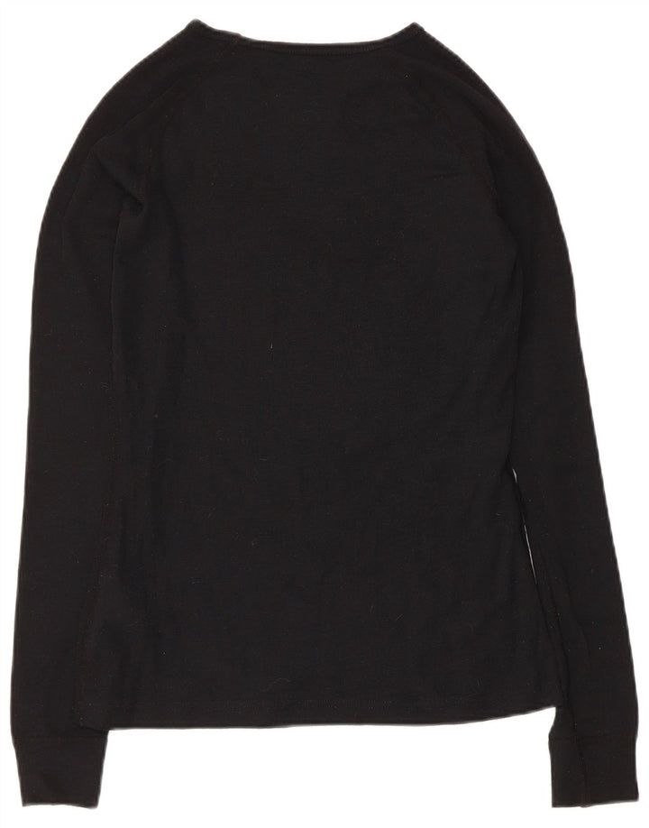 Mountain Warehouse Γυναικείο Μακρυμάνικο UK 8 Small Black Wool