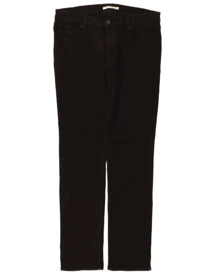 Levi's Womens 312 Shaping Slim Jeans W32 L32 Μαύρο βαμβακερό
