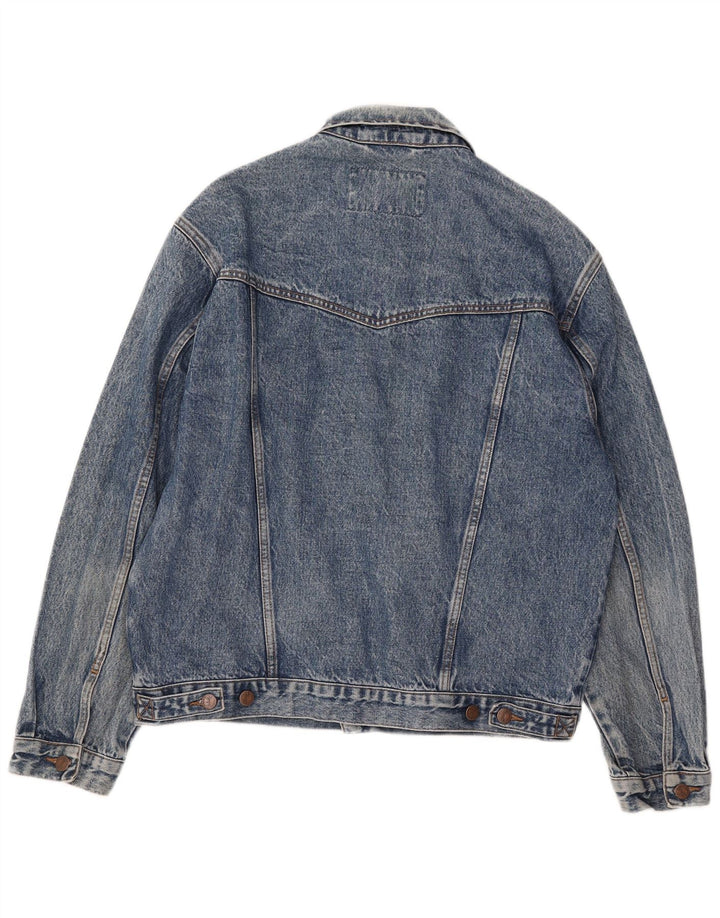 Ανδρικό τζιν μπουφάν Wrangler UK 40 μεγάλο μπλε βαμβακερό