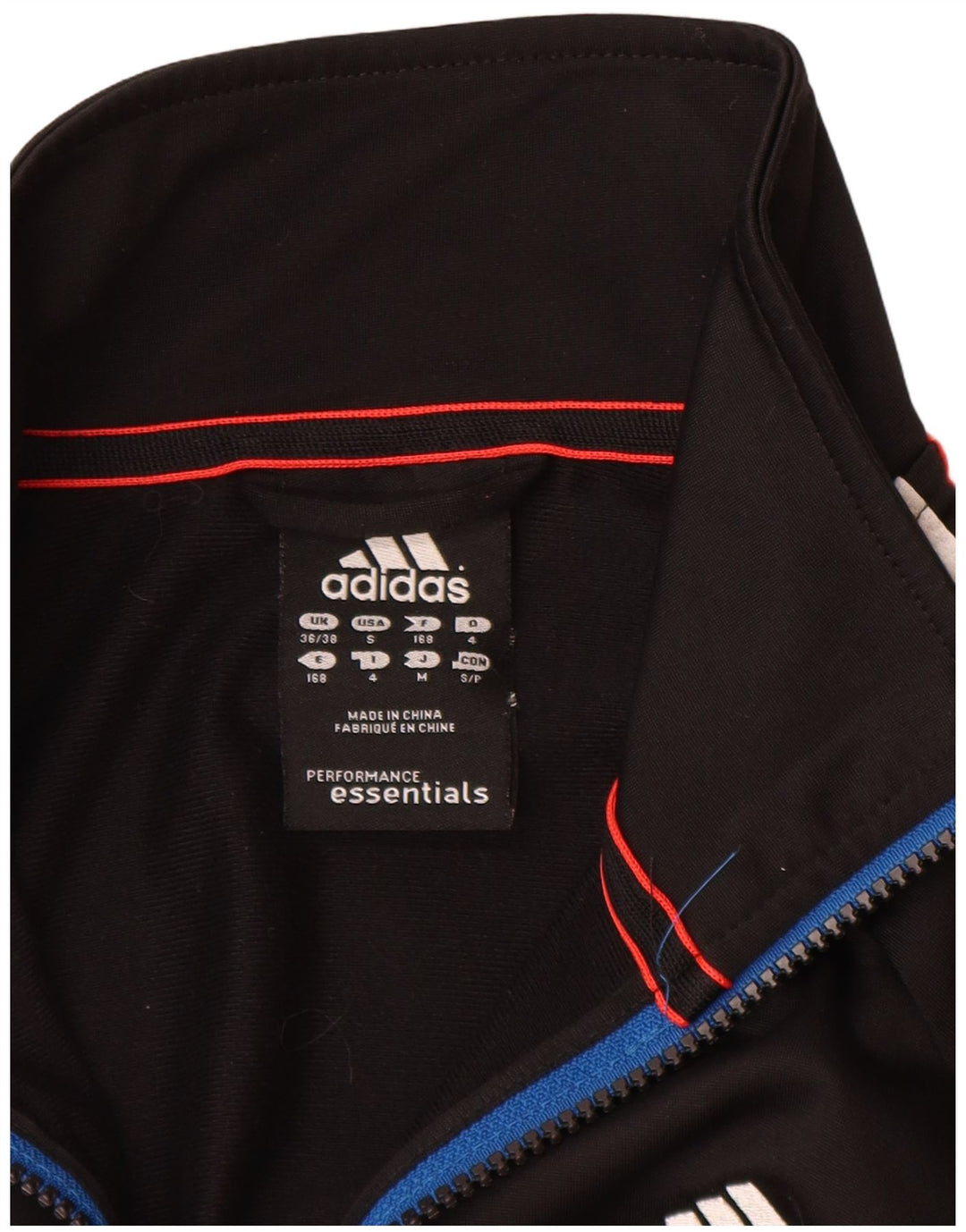Ανδρική φόρμα Adidas Top Jacket UK 36/38 Small Black Polyester