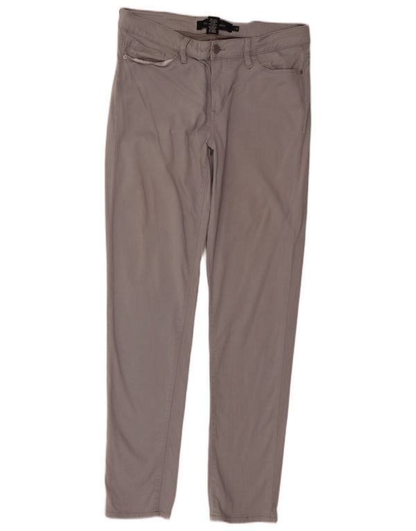 Calvin Klein Γυναικείο Skinny Casual Παντελόνι US 10 Medium W30 L31 Γκρι βαμβακερό