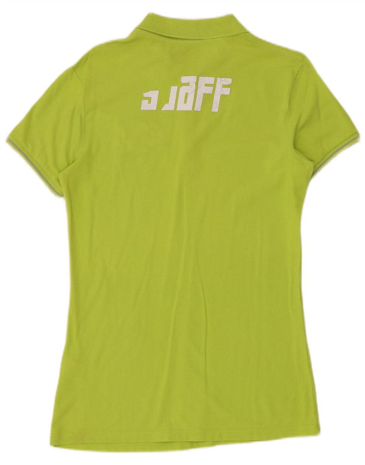 KAPPA Γυναικείο Γραφικό Πόλο Μπλουζάκι UK 20 2XL Πράσινο βαμβακερό