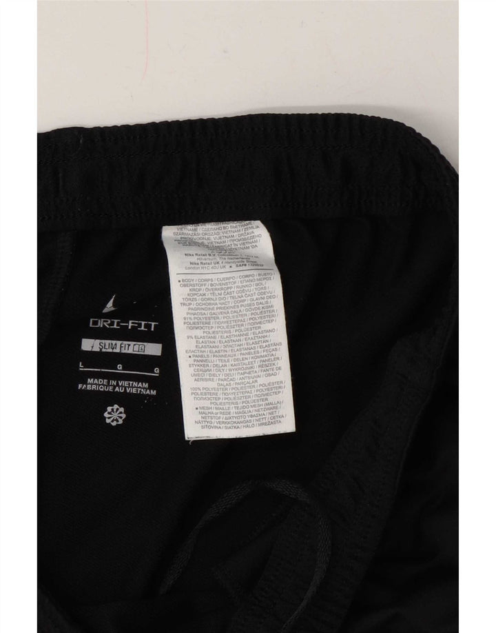 Παντελόνι αθλητικής φόρμας Nike Mens Dri Fit Μεγάλο μαύρο χρώμα πολυεστέρα