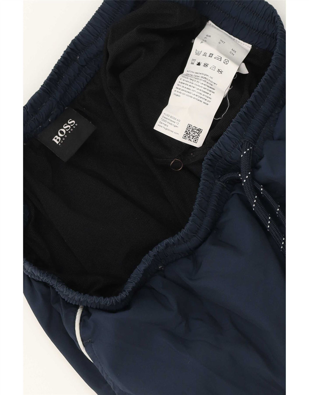 Ανδρικό σορτς κολύμβησης Hugo Boss Μικρό Navy Blue Polyester