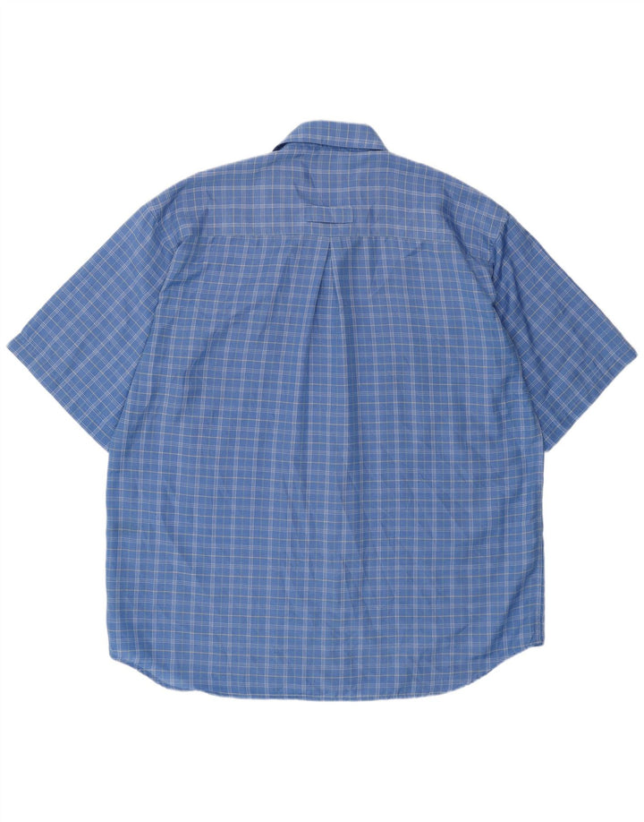 Ανδρικό κοντομάνικο πουκάμισο Columbia XL Blue Check Polyester