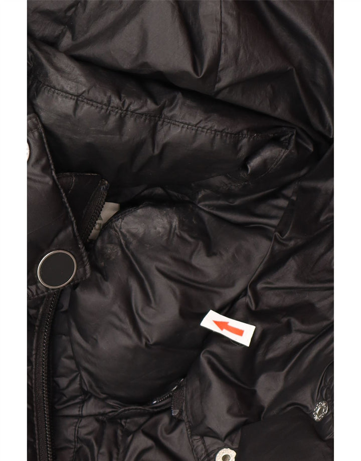 Adidas Γυναικείο μπουφάν με κουκούλα μεγάλου μεγέθους UK 18 XL μαύρο πολυεστέρα