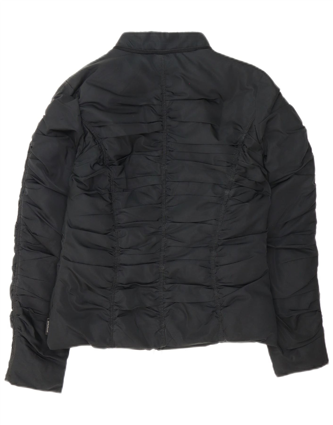 Moncler Γυναικείο μπουφάν με επένδυση μεγέθους 2 Μεσαίο μαύρο πολυεστέρα