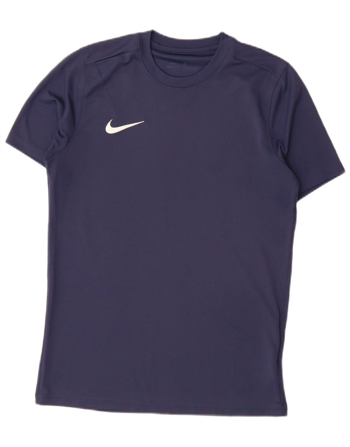 Ανδρικό μπλουζάκι Nike Dri Fit Τοπ μεσαίου μπλε πολυεστέρα