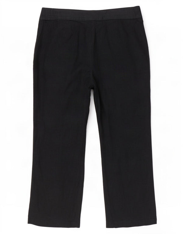 Marks & Spencer Γυναικείο ίσιο παντελόνι Chino UK 16 μεγάλο W36 L27 μαύρο